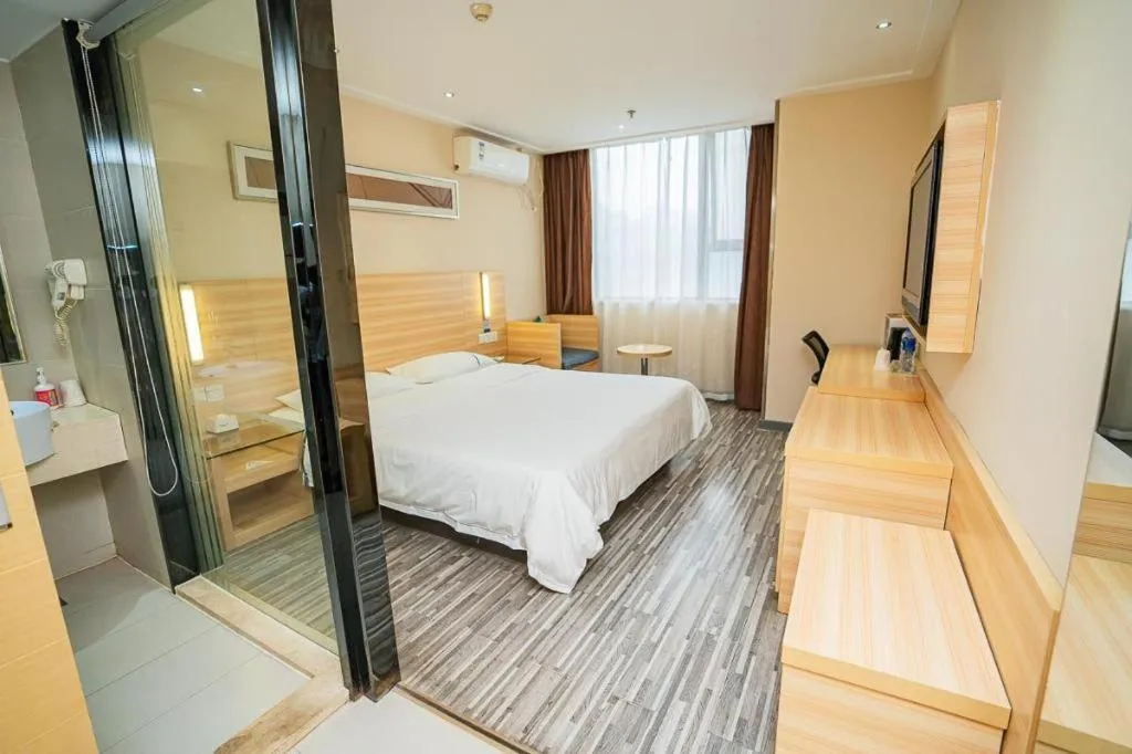 Bed in City Comfort Inn Chongqing Yuzhong District Daping Hospital