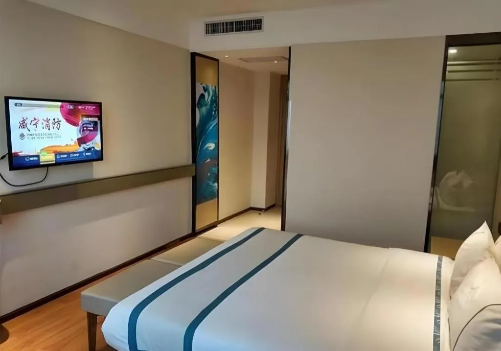 Bed in City Comfort Inn Xianning Tongshan Education Bureau