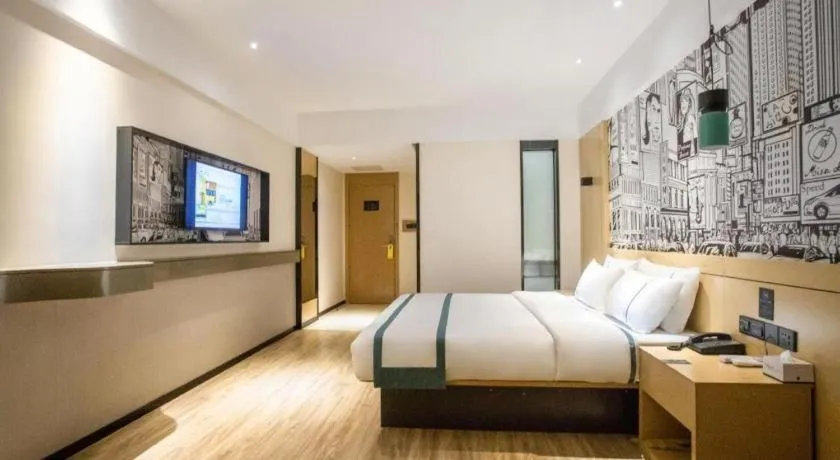 Bed in City Comfort Inn Beiliu Yongfeng Plaza Chengnan Bus Station