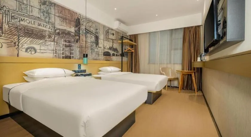 Bed in City Comfort Inn Beiliu Yongfeng Plaza Chengnan Bus Station