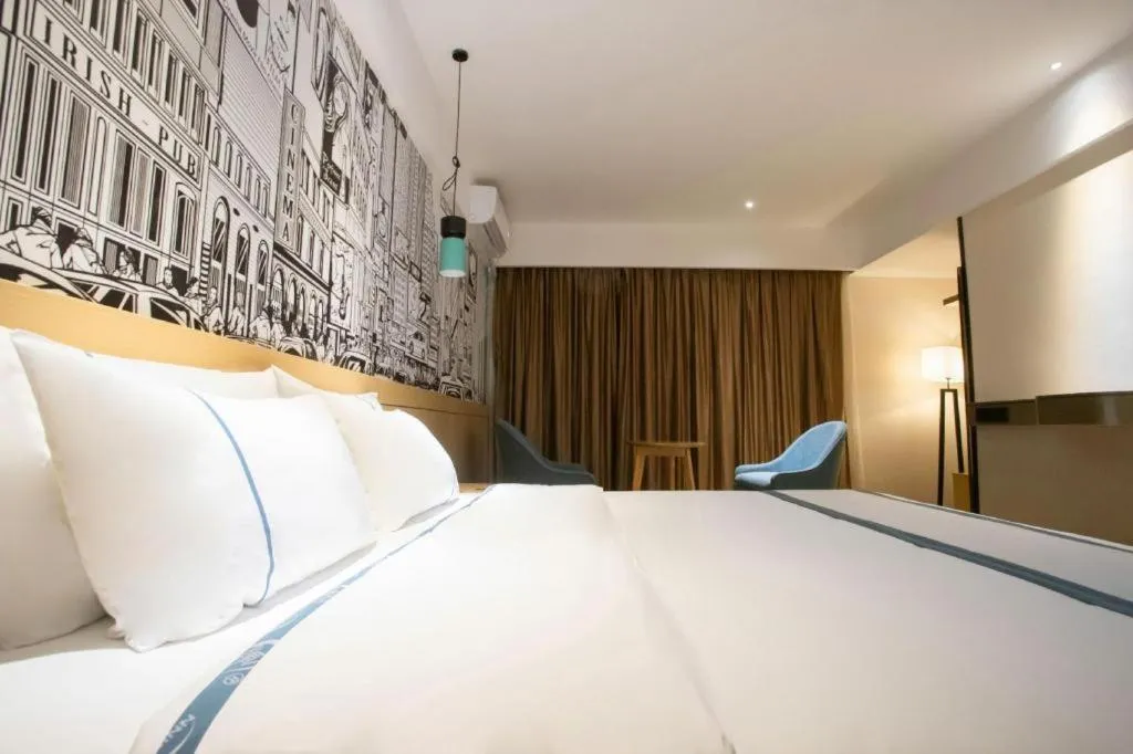 Bed in City Comfort Inn Beiliu Yongfeng Plaza Chengnan Bus Station