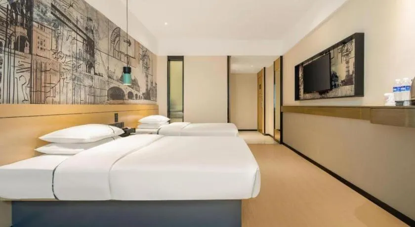 Bed in City Comfort Inn Beiliu Yongfeng Plaza Chengnan Bus Station