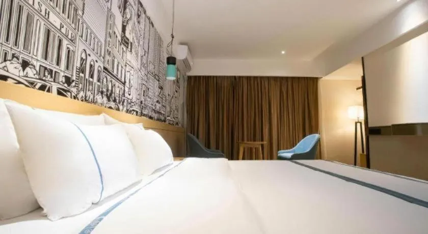 Bed in City Comfort Inn Beiliu Yongfeng Plaza Chengnan Bus Station