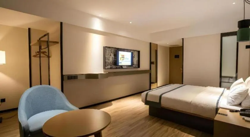 Bed in City Comfort Inn Beiliu Yongfeng Plaza Chengnan Bus Station