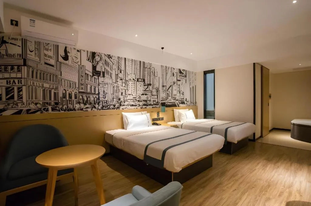 Bed in City Comfort Inn Beiliu Yongfeng Plaza Chengnan Bus Station