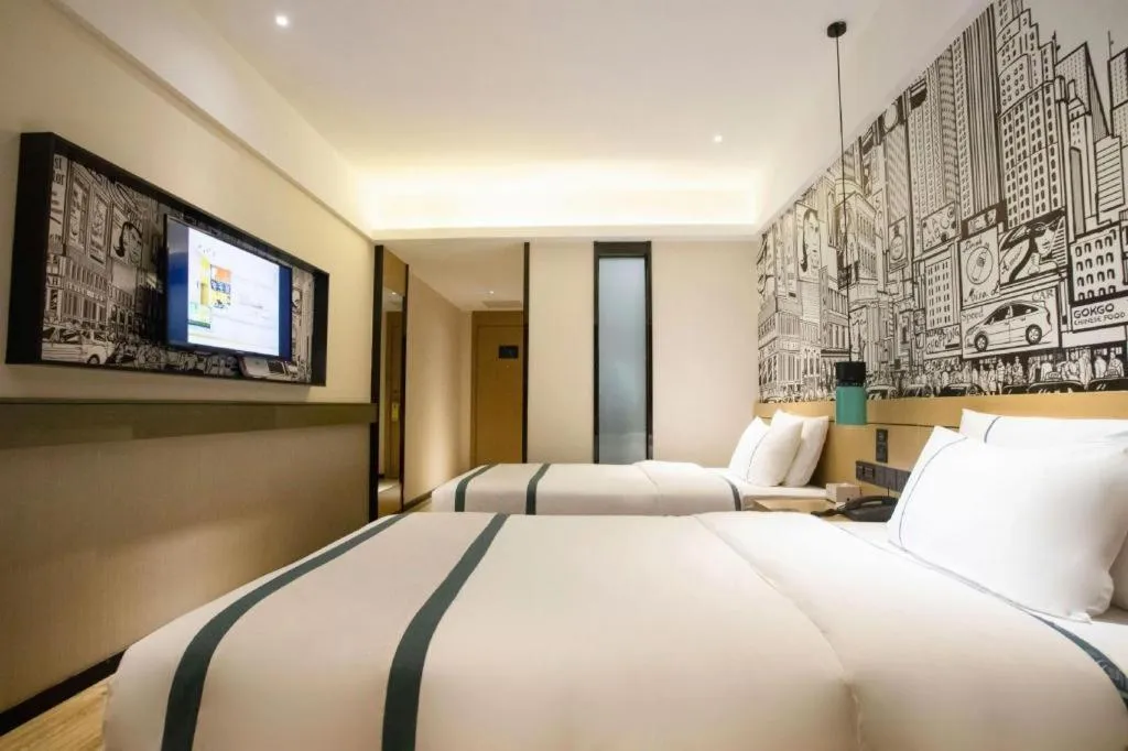 Bed in City Comfort Inn Beiliu Yongfeng Plaza Chengnan Bus Station