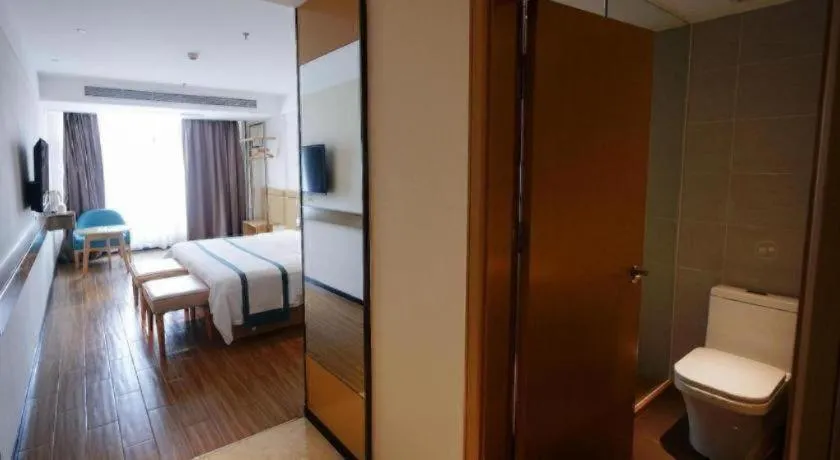 Bed in City Comfort Inn Zhanjiang Xuwen Port Wharf Passenger Station