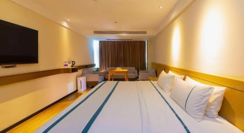 Bed in City Comfort Inn Zhanjiang Xuwen Port Wharf Passenger Station