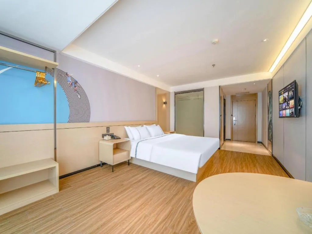 Bed in City Comfort Inn Zhanjiang Xuwen Port Wharf Passenger Station