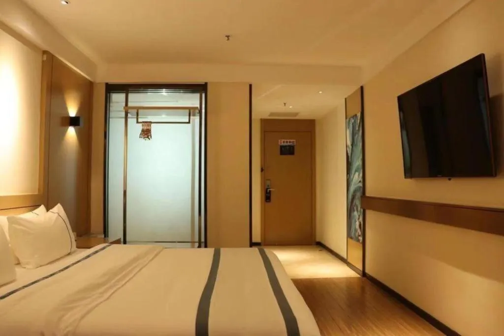 Bed in City Comfort Inn Zhanjiang Xuwen Port Wharf Passenger Station