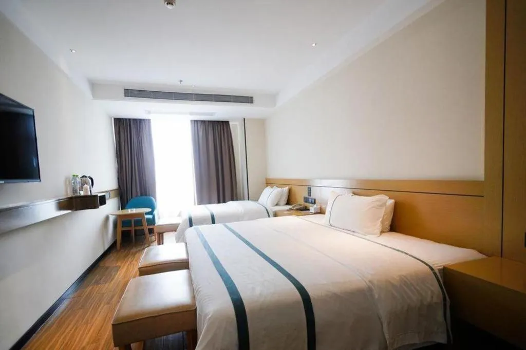 Bed in City Comfort Inn Zhanjiang Xuwen Port Wharf Passenger Station