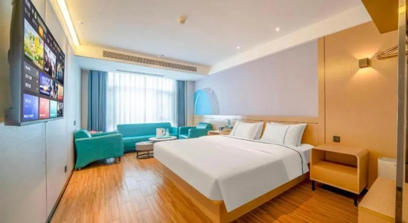 Bed in City Comfort Inn Zhanjiang Xuwen Port Wharf Passenger Station
