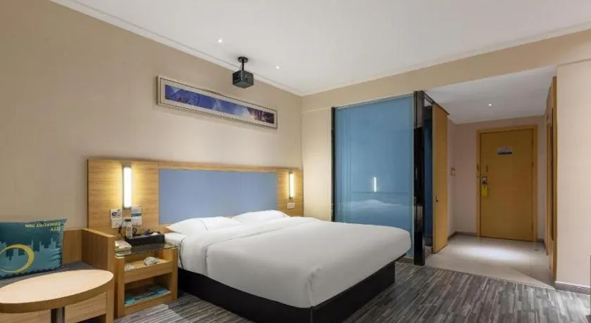 Bed in City Comfort Inn Liuzhou The Mixc Xijiang Road