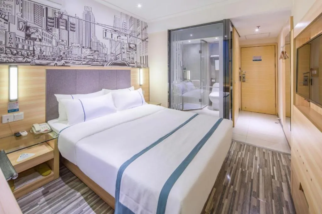 Bed in City Comfort Inn Liuzhou The Mixc Xijiang Road