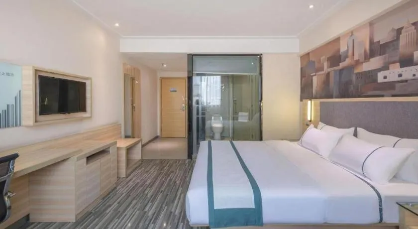 Bed in City Comfort Inn Liuzhou The Mixc Xijiang Road