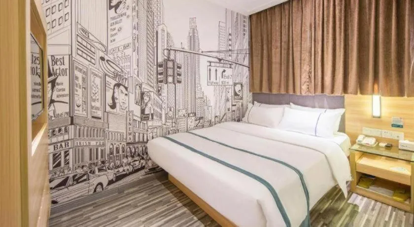 Bed in City Comfort Inn Liuzhou The Mixc Xijiang Road