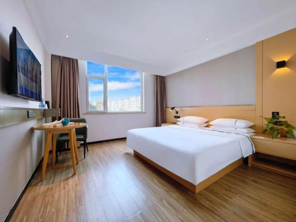 Bed in City Comfort Inn Rizhao High-speed Railway Station Yingbin Road RT-Mart