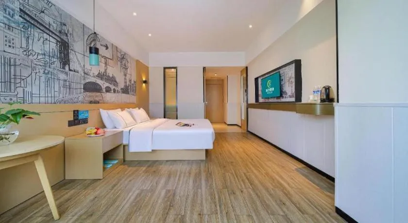 Bed in City Comfort Inn Chongqing Huangguan Dafuti