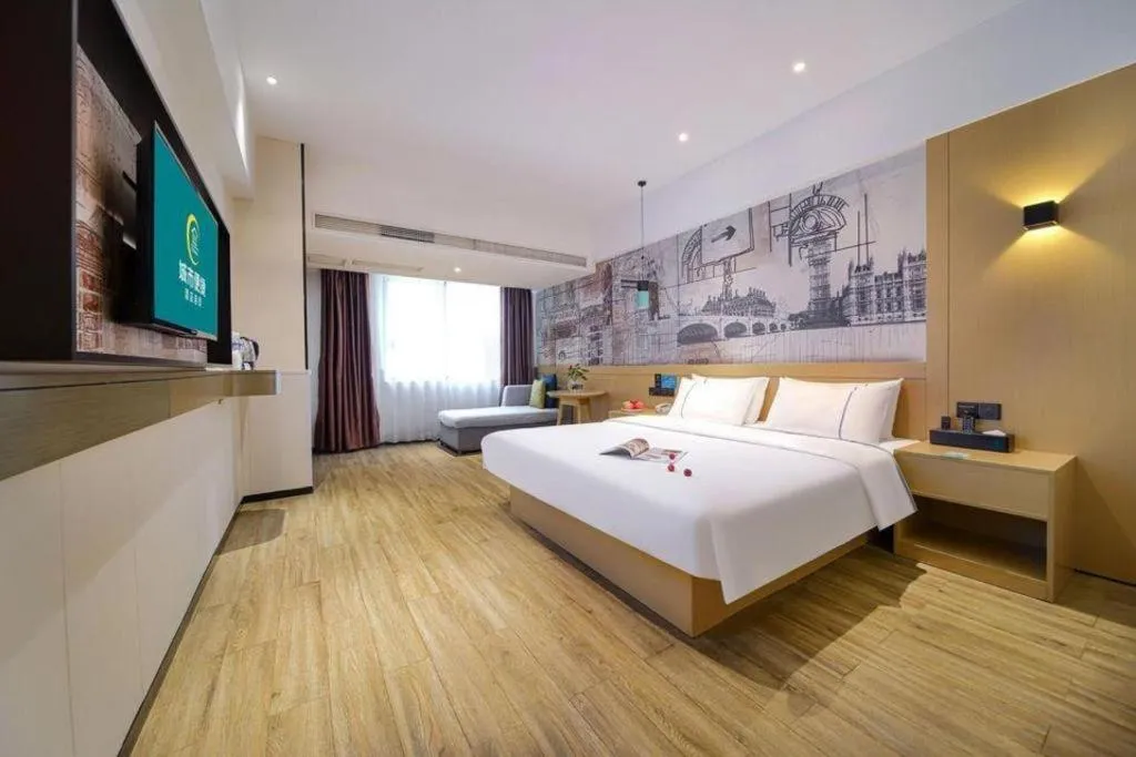 Bed in City Comfort Inn Chongqing Huangguan Dafuti