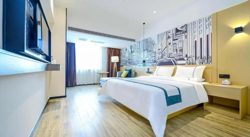 Bed in City Comfort Inn Chongqing Huangguan Dafuti