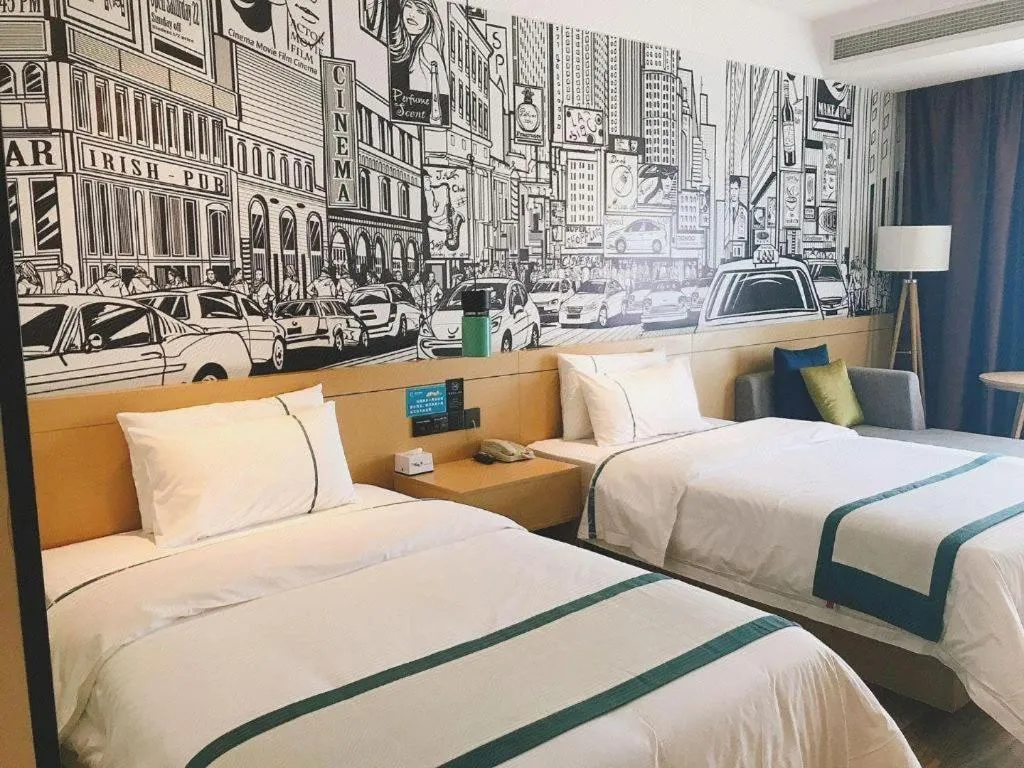 Bed in City Comfort Inn Chongqing Huangguan Dafuti