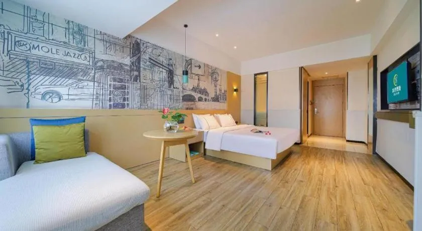 Bed in City Comfort Inn Chongqing Huangguan Dafuti