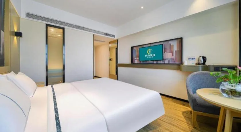 Bed in City Comfort Inn Chongqing Huangguan Dafuti