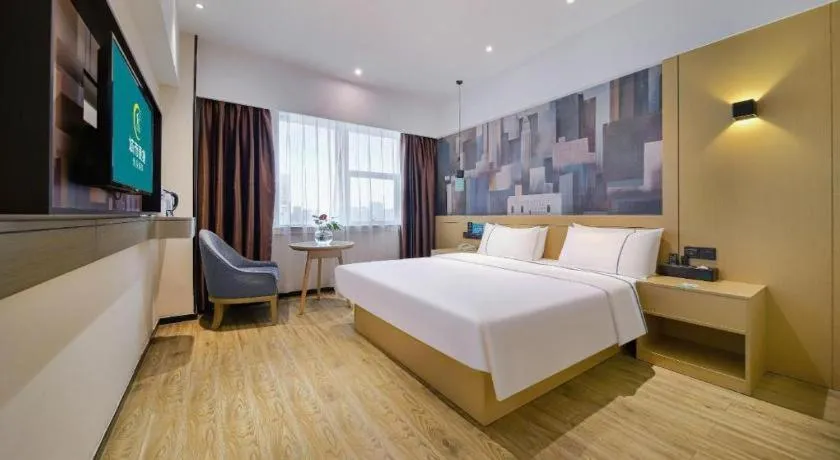 Bed in City Comfort Inn Chongqing Huangguan Dafuti