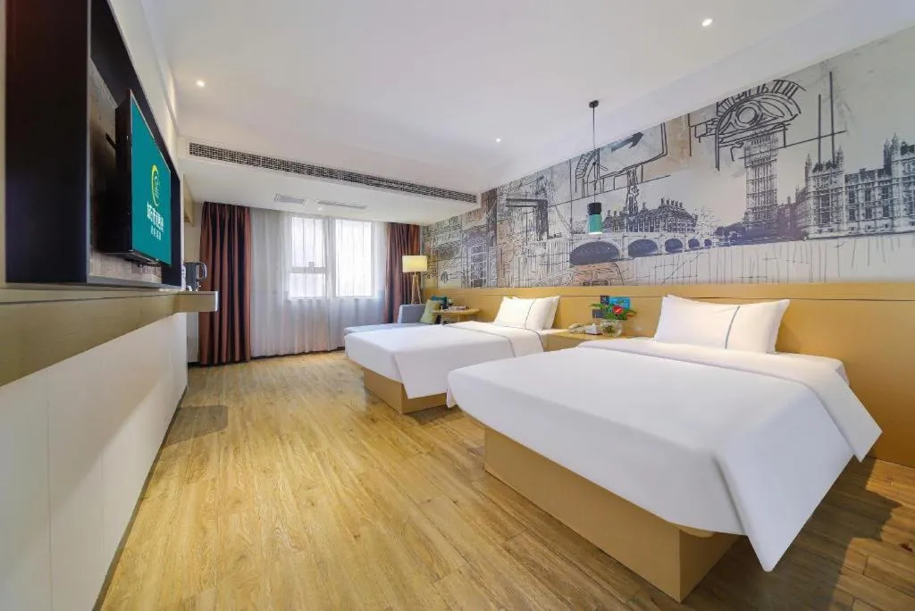 Bed in City Comfort Inn Chongqing Huangguan Dafuti