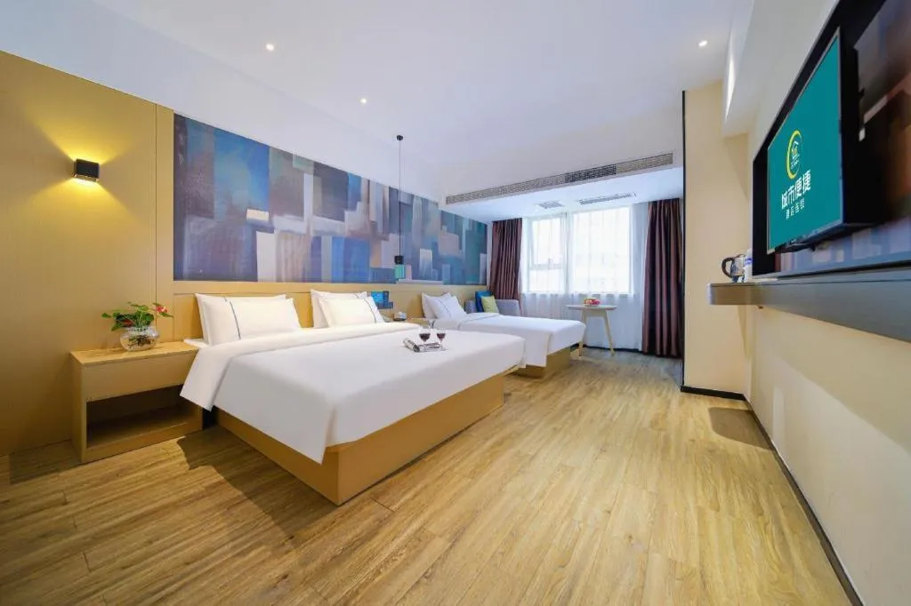 Bed in City Comfort Inn Chongqing Huangguan Dafuti