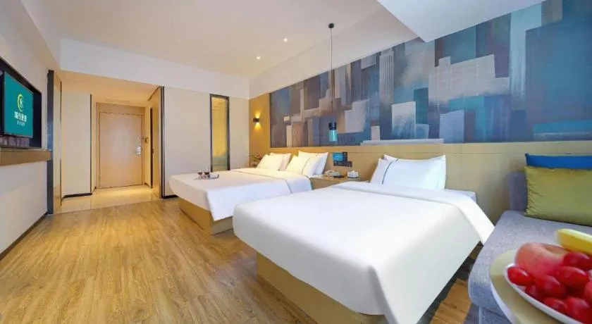 Bed in City Comfort Inn Chongqing Huangguan Dafuti