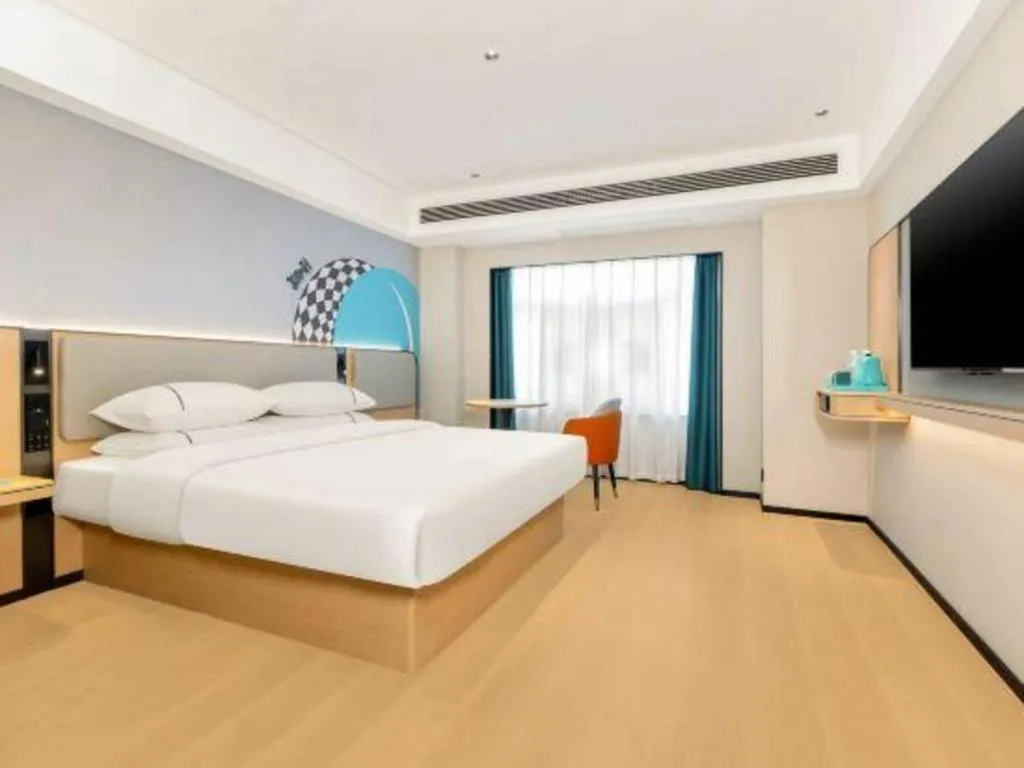 Bed in City Comfort Inn Guilin Qixing Park Guangxi Normal University