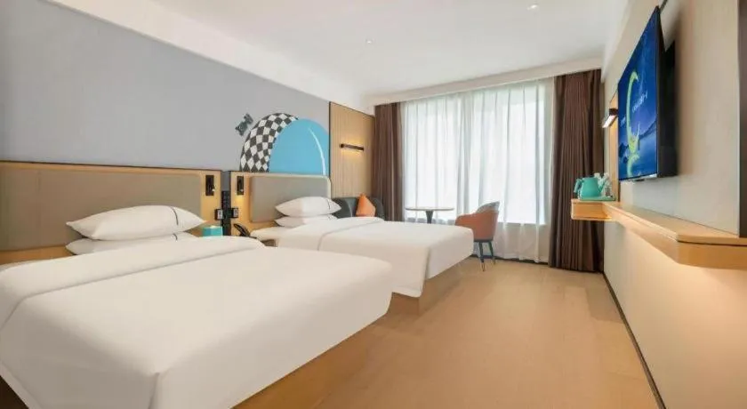 Bed in City Comfort Inn Guilin Qixing Park Guangxi Normal University