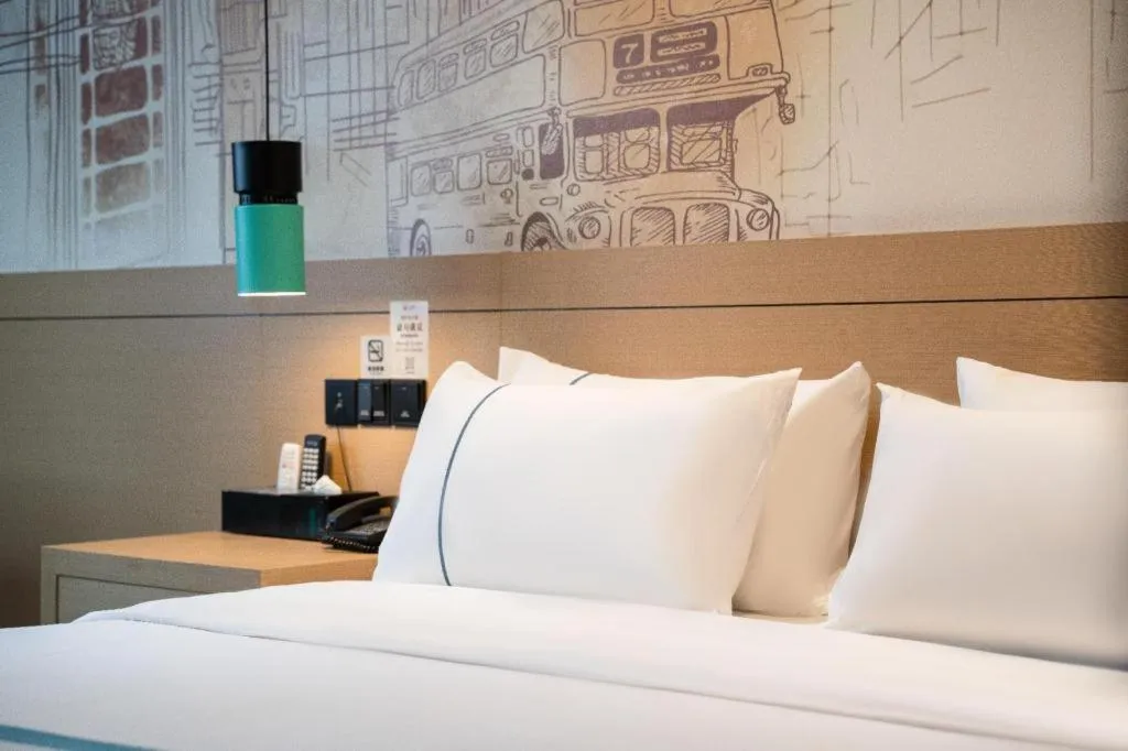 Bed in City Comfort Inn Xiantao Avenue Wangzhou Bridge Wushang