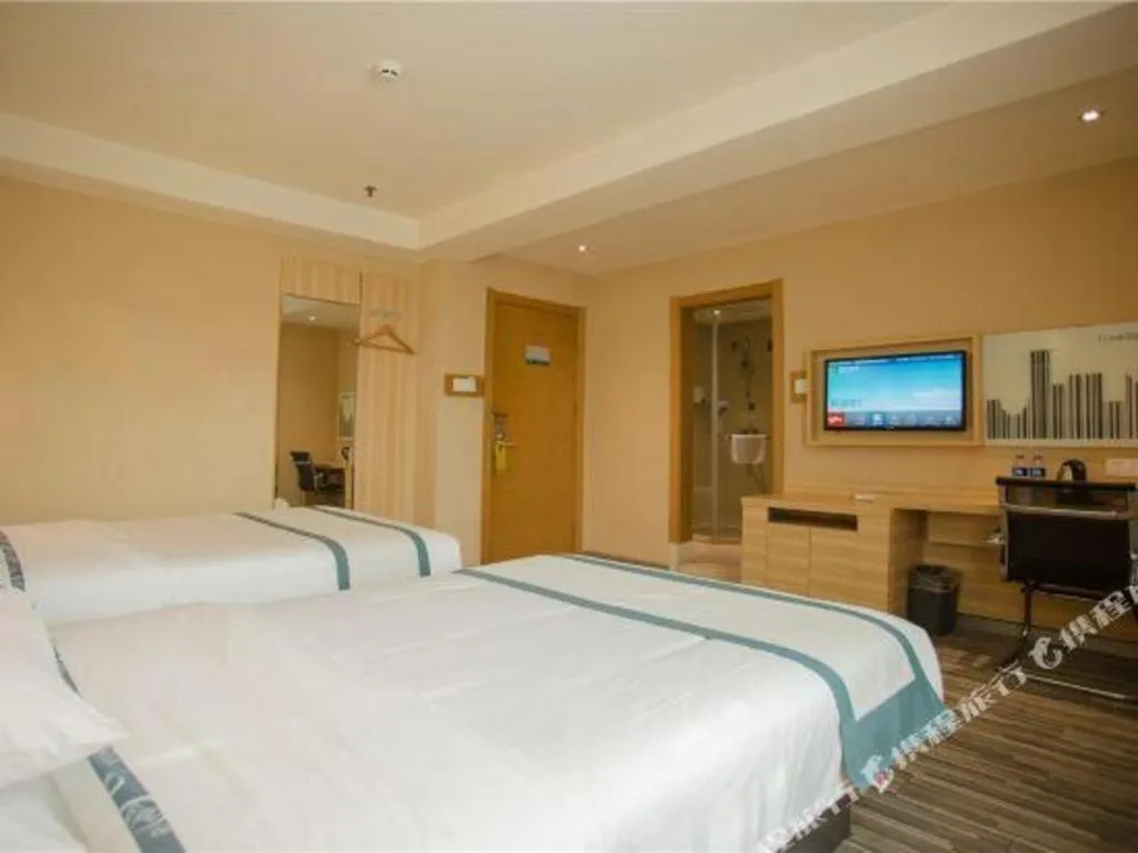 Bed in City Comfort Inn Nanchang Bayi Square Dinggong Road