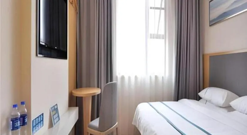 Bed in City Comfort Inn Wuhan Xinzhou Mo'er Cheng