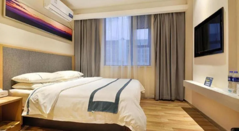 Bed in City Comfort Inn Wuhan Xinzhou Mo'er Cheng