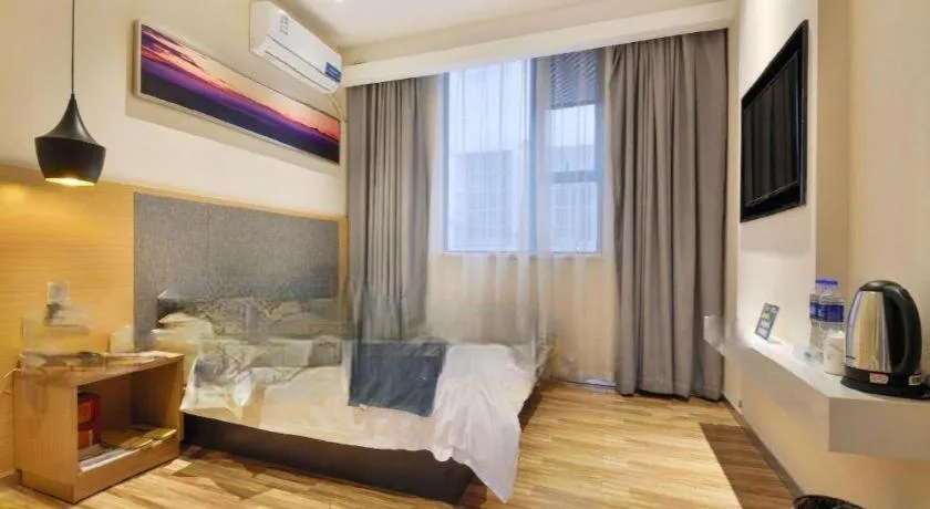 Bed in City Comfort Inn Wuhan Xinzhou Mo'er Cheng