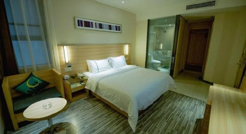 Bed in City Comfort Inn Guigang Pingnan Bus Station Jiangbin Park