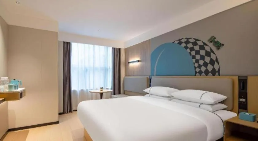 Bed in City Comfort Inn Guigang Pingnan Bus Station Jiangbin Park