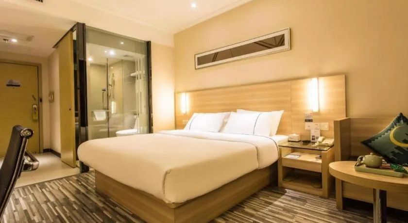 Bed in City Comfort Inn Guigang Pingnan Bus Station Jiangbin Park