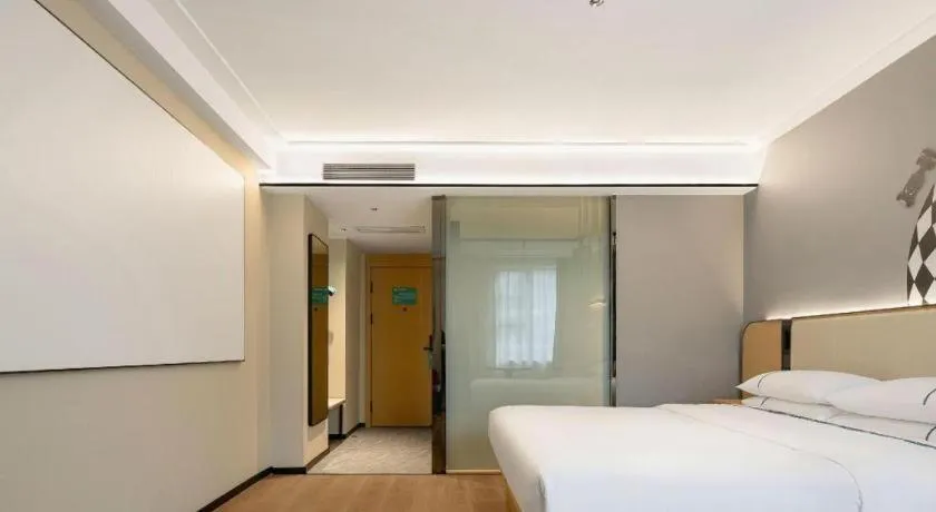 Bed in City Comfort Inn Guigang Pingnan Bus Station Jiangbin Park