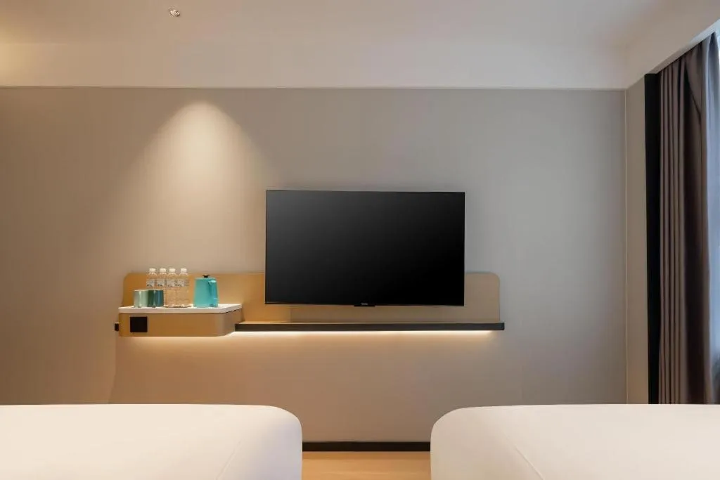 Bed in City Comfort Inn Guigang Pingnan Bus Station Jiangbin Park