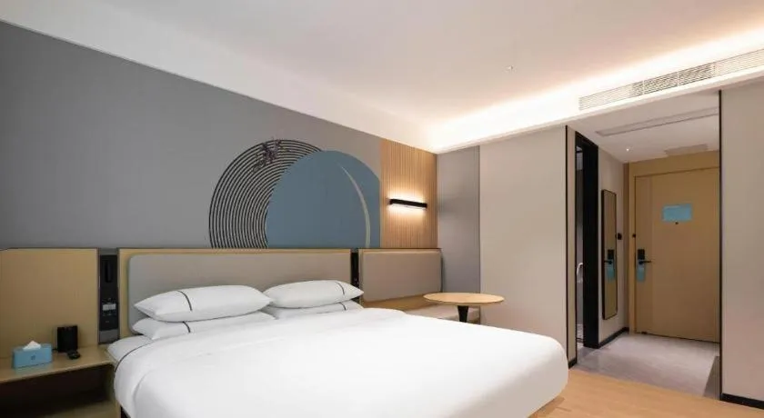 Bed in City Comfort Inn Guigang Pingnan Bus Station Jiangbin Park