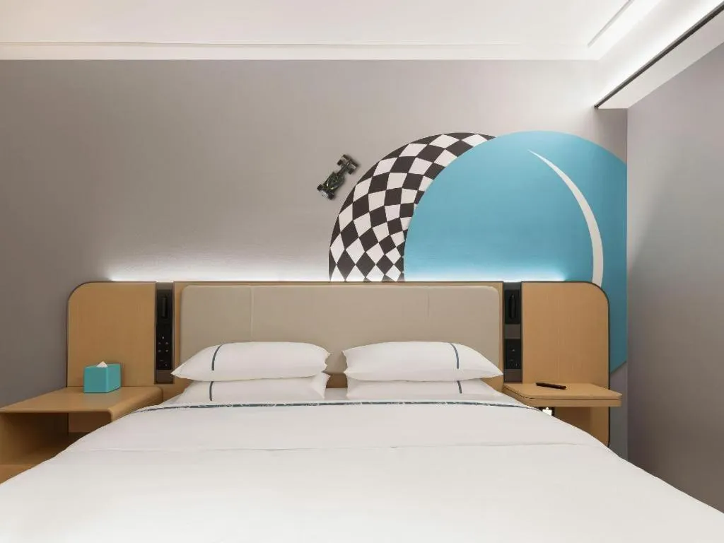 Bed in City Comfort Inn Guigang Pingnan Bus Station Jiangbin Park