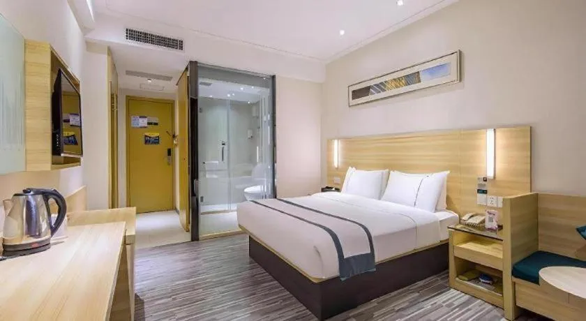 Bed in City Comfort Inn Zhanjiang Middle Renmin Avenue Dingsheng Square