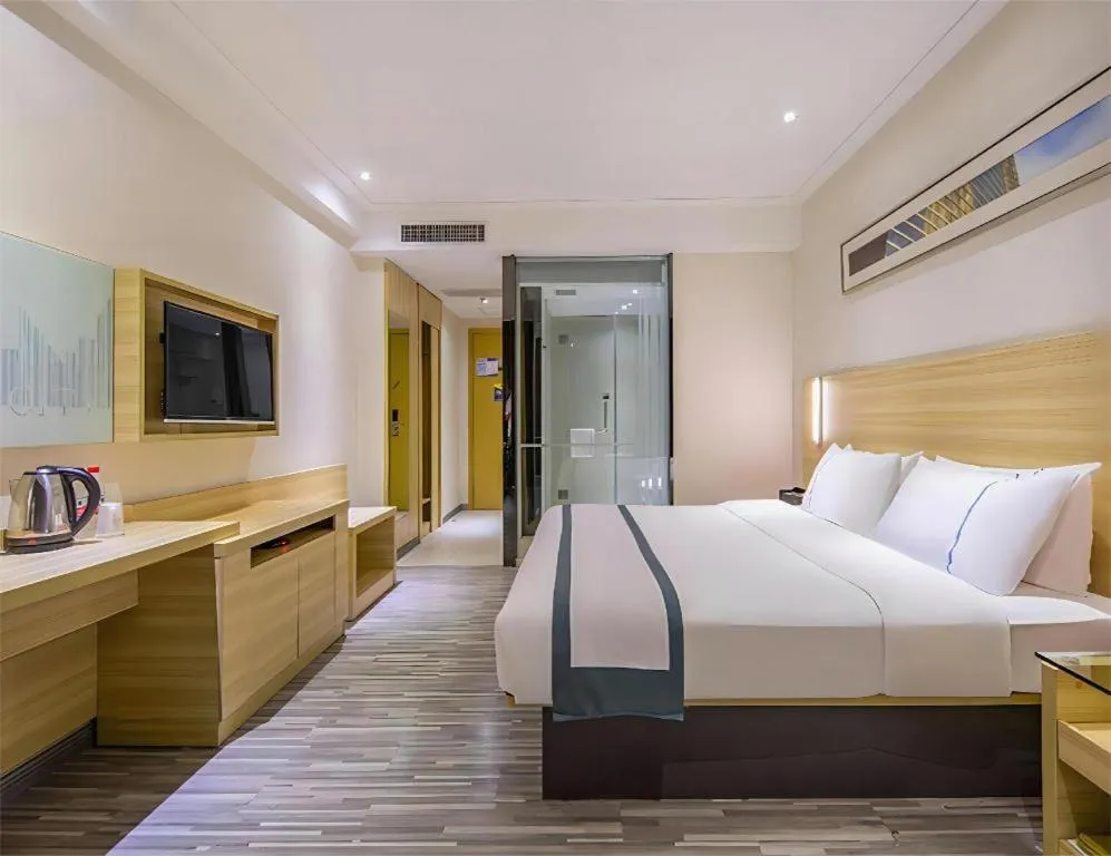 Bed in City Comfort Inn Zhanjiang Middle Renmin Avenue Dingsheng Square