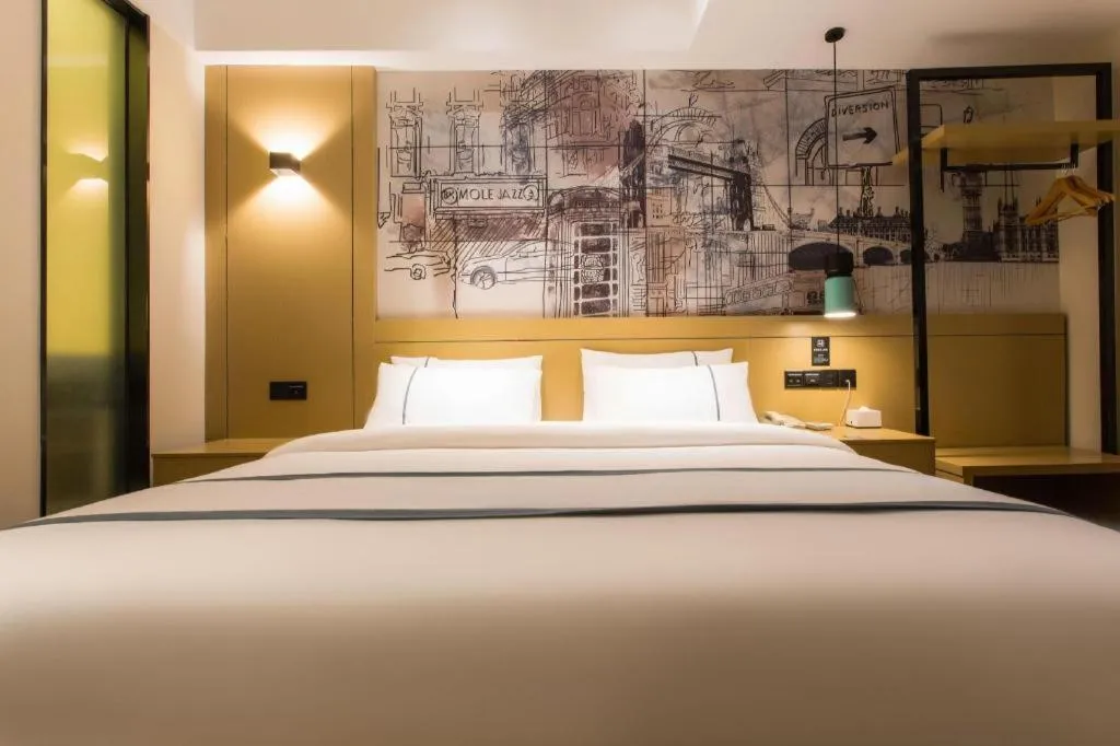 Bed in City Comfort Inn Nanning Shuangyong Road Guangxi Medical University