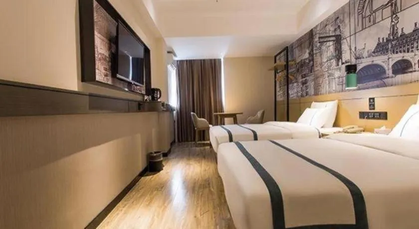 Bed in City Comfort Inn Nanning Shuangyong Road Guangxi Medical University