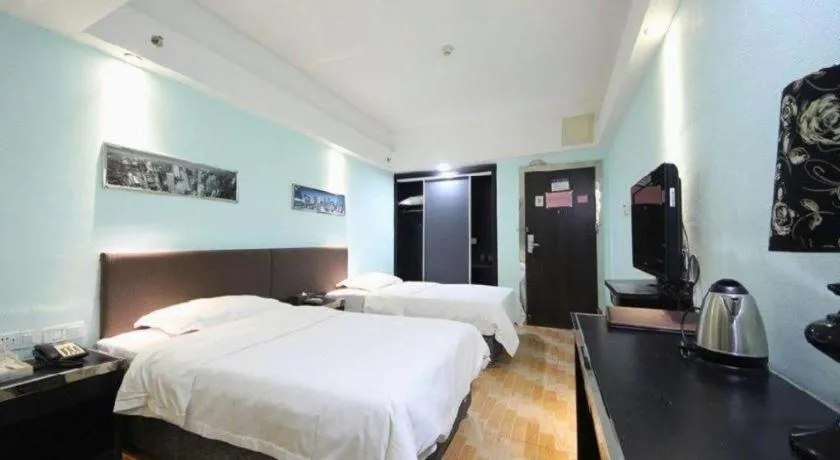 Bed in City Comfort Inn Nanning Shuangyong Road Guangxi Medical University